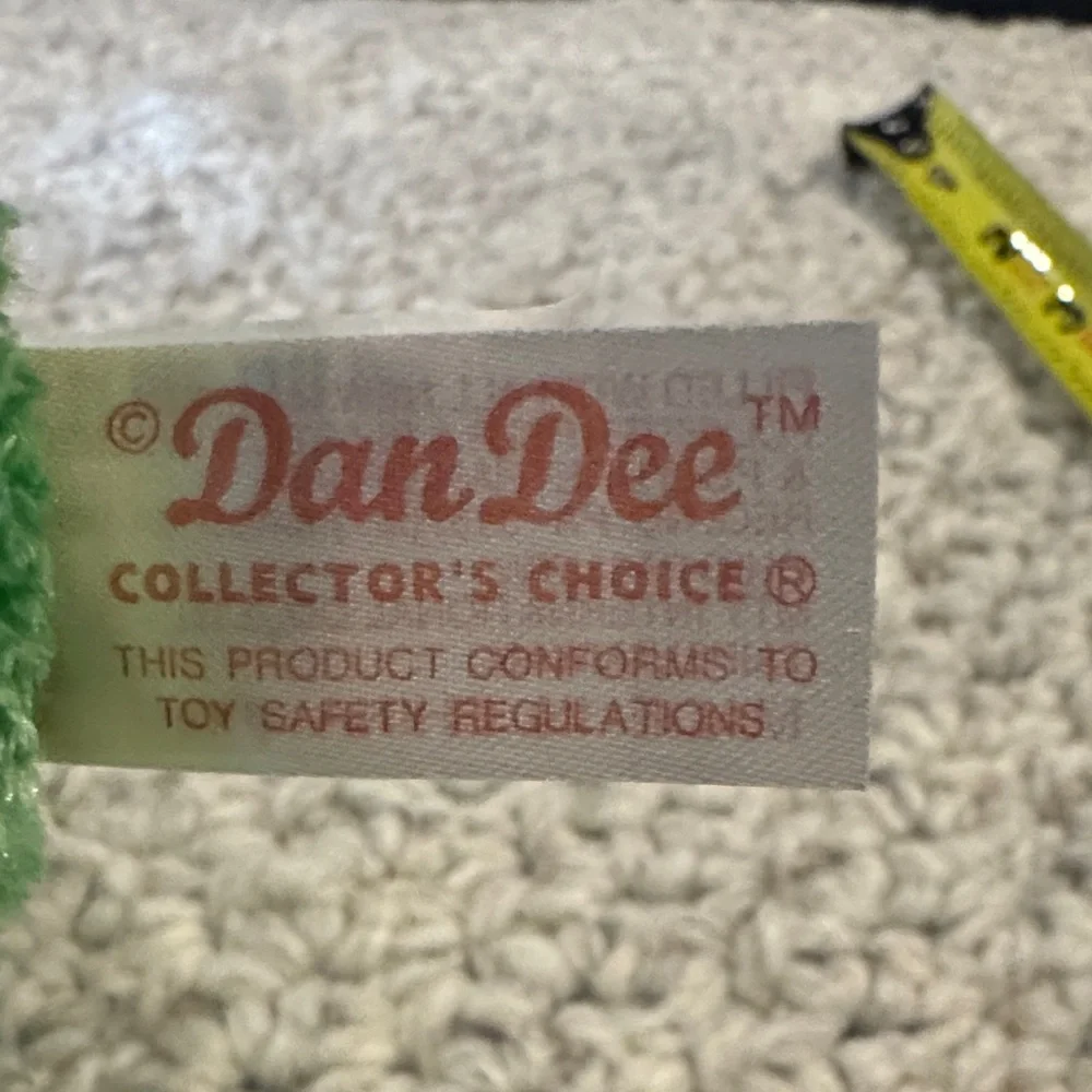 Dan Dee collectors choice plush Adorable Green Frog Kids Bag with Yellow Details